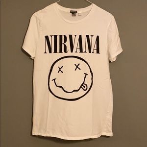 H&M Graphic Nirvana Tee